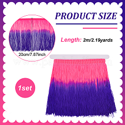 2M Two Tone Polyester Tassel Ribbon&nbsp;OCOR-FG0002-37A