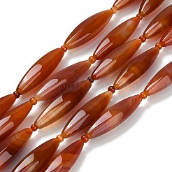 Natural Red Agate Beads Strands&nbsp;G-B178-D01-02