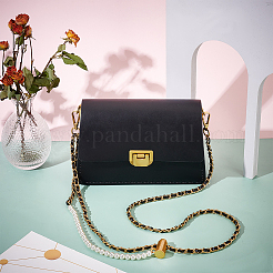 Adjustable Imitation Pearl Bead Bag Strap Chains&nbsp;FIND-WH0417-74
