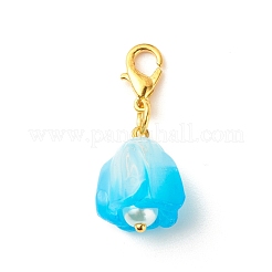 Acrylic Flower Pendant Decorations&nbsp;HJEW-JM00666