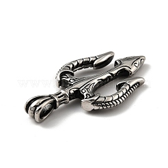 304 Stainless Steel Pendants&nbsp;STAS-E058-21AS