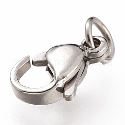 Tarnish Resistant 304 Stainless Steel Lobster Claw Clasps&nbsp;STAS-G240-01C-P