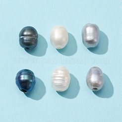 40Pcs 3 Colors Natural Cultured Freshwater Pearl Loose Beads&nbsp;PEAR-FS0001-01