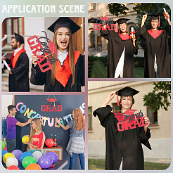 Graduation Season Wood Wall Hanging Decor&nbsp;AJEW-WH20006-232A