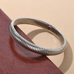 Electrophoresis Iron Bangles for Women&nbsp;BJEW-M057-08P