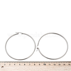 Tarnish Resistant 304 Stainless Steel Big Hoop Earrings&nbsp;X-EJEW-F105-02P