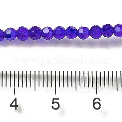 Electroplate Transparent Glass Beads Strands&nbsp;LS-EGLA-A035-T3mm-L06
