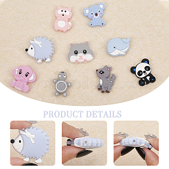 12Pcs 12 Style Silicone Focal Beads&nbsp;SIL-CA0002-67