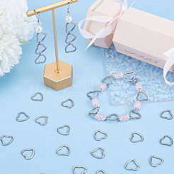 50Pcs 304 Stainless Steel Linking Ring&nbsp;STAS-SC0007-50