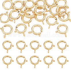 20Pcs Brass Spring Ring Clasps&nbsp;KK-TA0008-85G-02