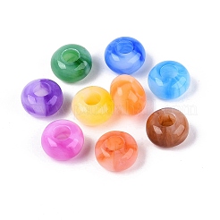 Two Tone Acrylic European Beads&nbsp;OACR-Q200-24