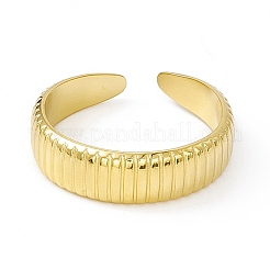 Ion Plating(IP) 304 Stainless Steel Cuff Ring for Women&nbsp;X-RJEW-C060-16G