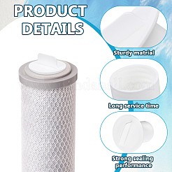 3Pcs Plastic Bathtub and Pool Filter Standpipe Cap Accessories&nbsp;FIND-WH0149-44