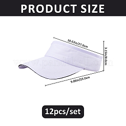 Polycotton Open Top Sun Hats&nbsp;AJEW-WH0752-548B