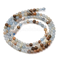 Natural Blue Calcite Beads Strands&nbsp;G-E576-09F