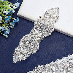 Glass Hotfix Rhinestone Applique&nbsp;DIY-WH0321-51