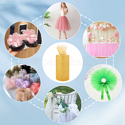 Polyester Deco Mesh Ribbons&nbsp;OCOR-WH20013-015B