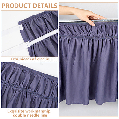 Adjustable Polyester Wrap Around Bed Skirts&nbsp;AJEW-WH20022-10D-02
