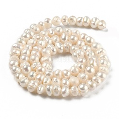 Natural Cultured Freshwater Pearl Beads Strands&nbsp;PEAR-L033-01