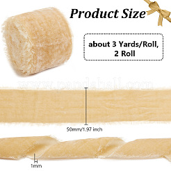Flat Velvet Ribbons&nbsp;OCOR-WH0078-91B-08