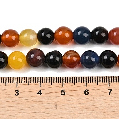 Natural Agate Beads Strands&nbsp;G-B171-B04-8mm