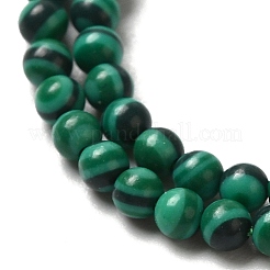 Synthetic Malachite Beads Strands&nbsp;G-B090-A13-01