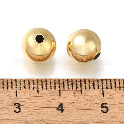 Rack Plating Brass Beads&nbsp;KK-K373-08D-G