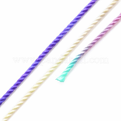 5 Rolls 12-Ply Segment Dyed Polyester Cords&nbsp;WCOR-P001-01B-024