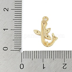 Brass Crystal Rhinestone Letter Links Connector Charms&nbsp;KK-S395-06G-J