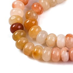 Natural Golden Silk Jade Beads Strands&nbsp;G-NH0009-01B