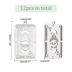 201 Stainless Steel Pendants&nbsp;STAS-DC0009-91
