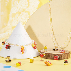 9Pcs 9 Styles Alloy Pendants&nbsp;ENAM-BG0001-03