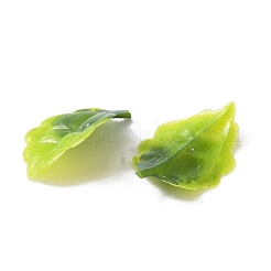 PVC Imitation Leaf&nbsp;DJEW-WH0015-66