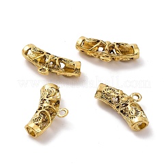 Tibetan Style Alloy Tube Bails&nbsp;FIND-H038-43AG
