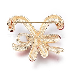 Golden Plated Alloy Brooches&nbsp;JEWB-L011-021G