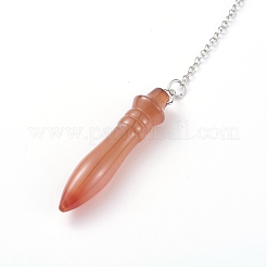 Natural Mixed Stone Pointed Dowsing Pendulums&nbsp;G-J386-A