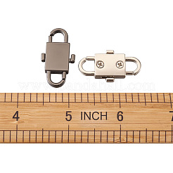 5 Colors Adjustable Alloy Chain Buckles&nbsp;PALLOY-TA0001-91-RS