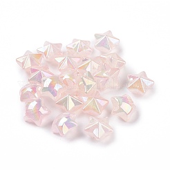 UV Plating Luminous Transparent Acrylic Beads&nbsp;OACR-C001-01