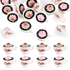 20Pcs 2 Colors Resin Miniature Ornaments&nbsp;RESI-TA0005-05