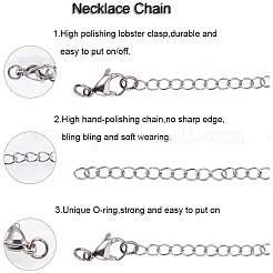 304 Stainless Steel Chain Extender&nbsp;STAS-PH0018-50P