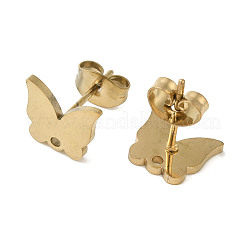 Ion Plating(IP) 304 Stainless Steel Stud Earring Findings&nbsp;STAS-I206-67G