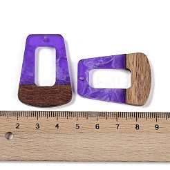 Resin & Wood Pendants&nbsp;WOOD-F015-11H