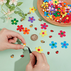 200Pcs 1-Hole Wood Buttons&nbsp;FIND-OC0013-48B