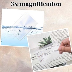 30Pcs Ultra Thin PVC Magnifying Lenses Bookmark&nbsp;AJEW-SP0002-34
