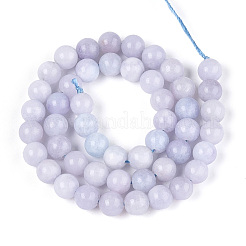 Natural Chalcedony Beads Strands&nbsp;G-S333-8mm-004-01