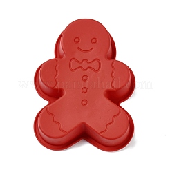 DIY Christmas Gingerbread Man Food Grade Silicone Molds&nbsp;DIY-G052-A06