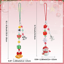 DIY Christmas Mobile Phone Strap Kit&nbsp;DIY-SC0032-70