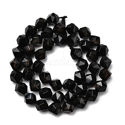 Natural Black Banded Agate/Striped AgateBeads Strands&nbsp;G-Z119-A03-02