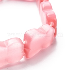 Cat Eye Beads Stretch Bracelets&nbsp;BJEW-I296-15