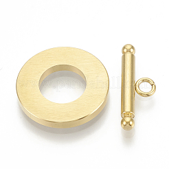 201 Stainless Steel Toggle Clasps&nbsp;STAS-T037-06-G